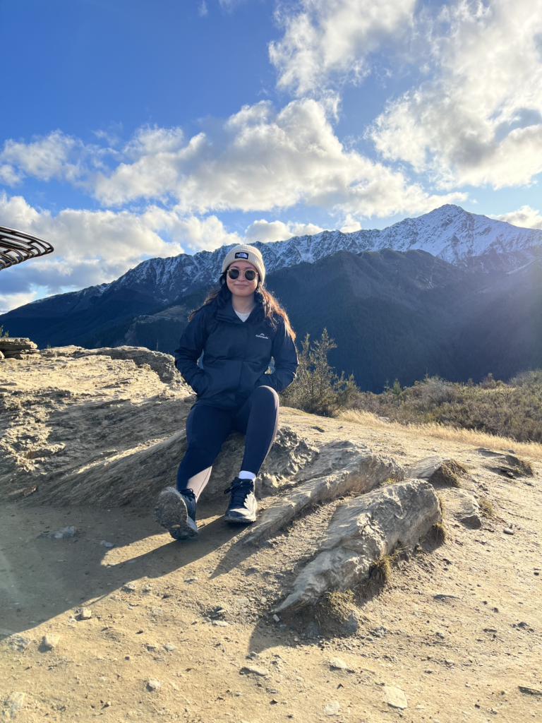 Me in beautiful Queenstown, NZ on a hike